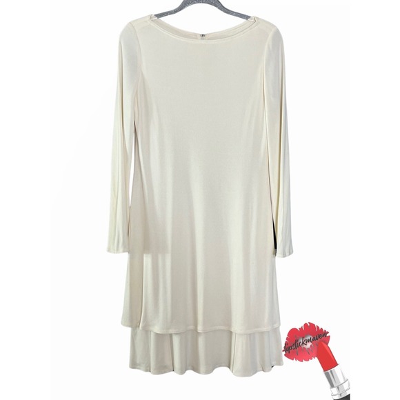 Vintage Dresses & Skirts - Vintage Bergdorf Goodman Petite Dress Tom‎ & Linda Platt Cream Cocktail READ